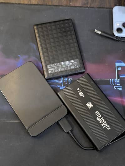 2Tb | 500gb | 250gb portable hard drives