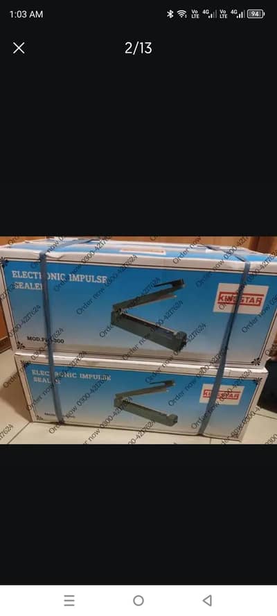 16" hand tool Impulse 220v Metal body Solar Sealer machine sealing