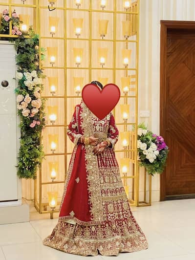 Wedding bridal Lehnga new in condition. Price 80k