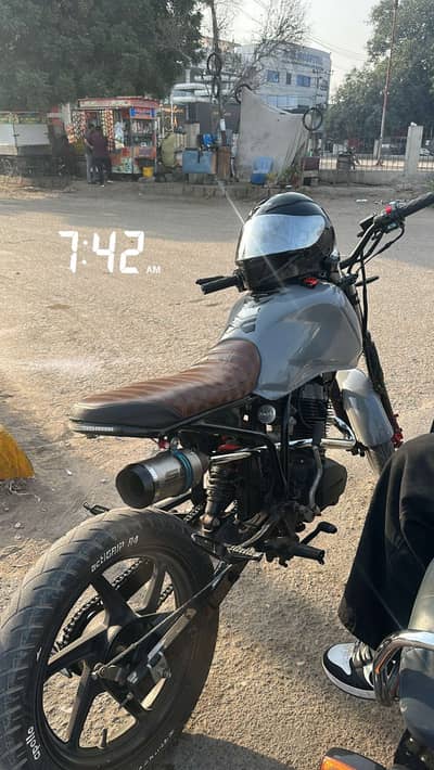 sclmber type custom bike 5 gear imported 150cc engine install all oky