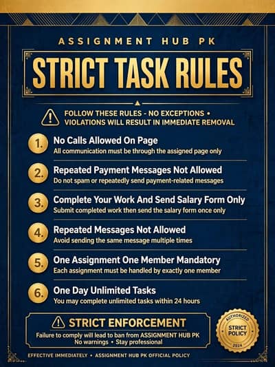 Assignment Work Available