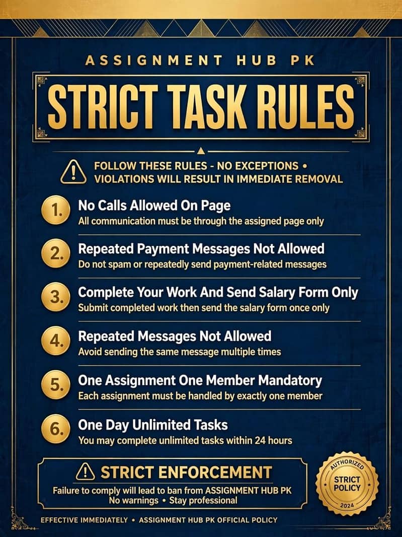 Assignment Work Available 0