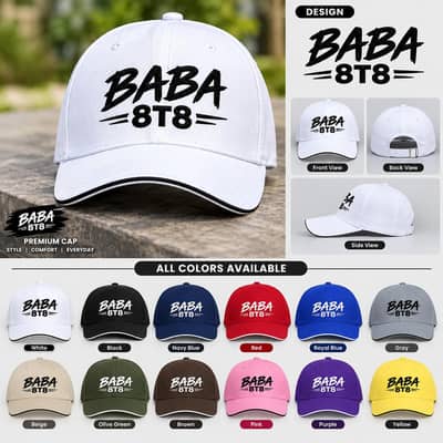 mans and woman's baseball cap mesh back breathable black
