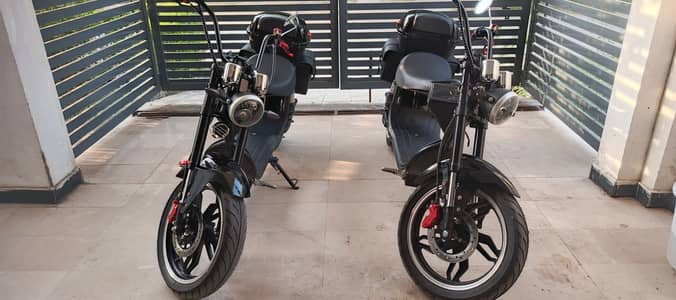 2 Stylish Electric Cruiser Bike ( 3 Lacs for each )