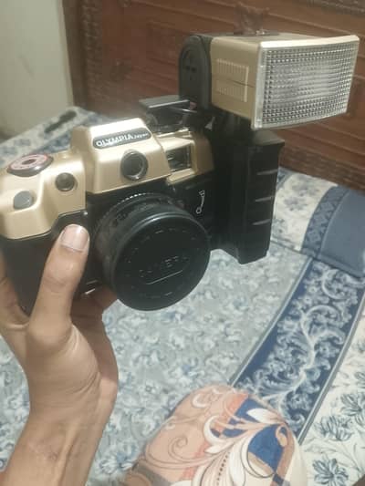DL2000A Olympia Japan red eyes reduction, flash-timer lever