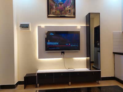 One bed living luxury apartment for rent at the hot location of johar town phase 1