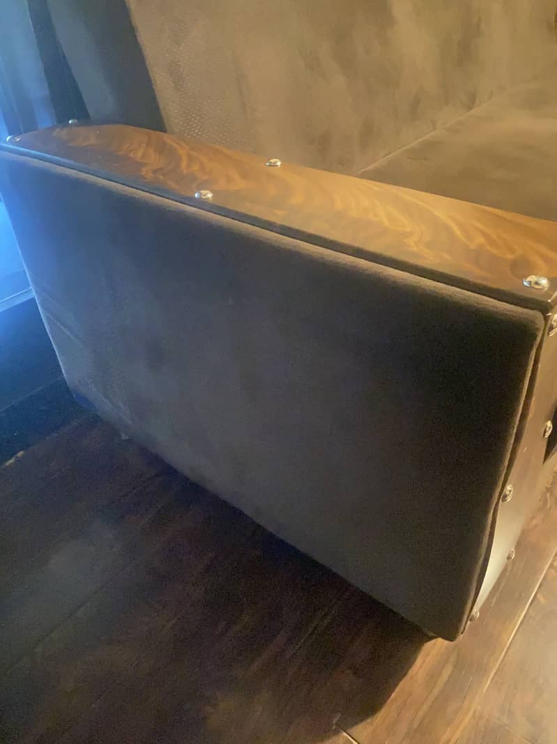 Style Grey Suede Sleeper Sofa 3