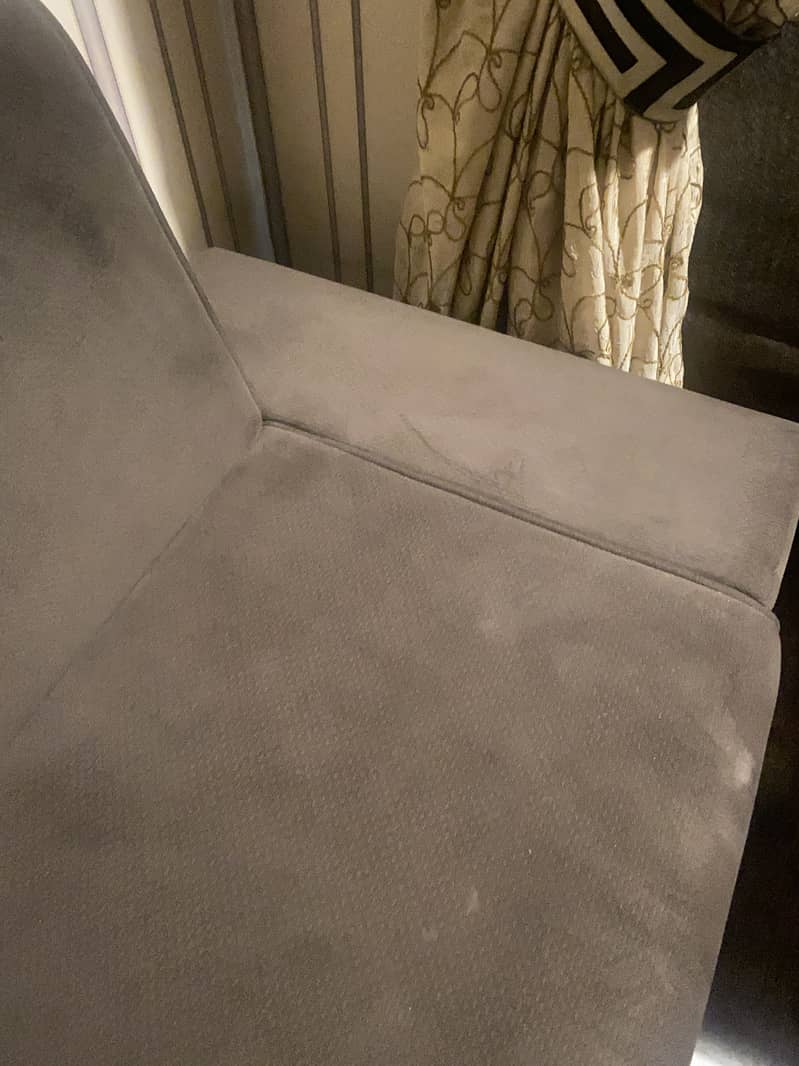 Style Grey Suede Sleeper Sofa 5