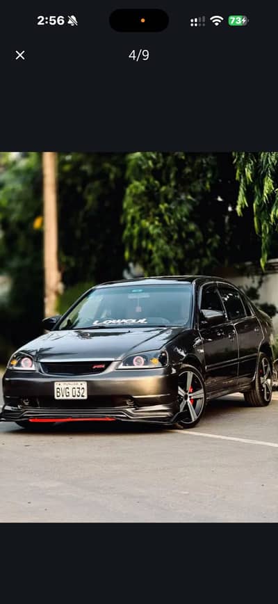 Honda civic modified cf