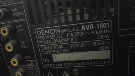 Denon Avr-1601
