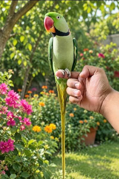 Raw hand tame Male