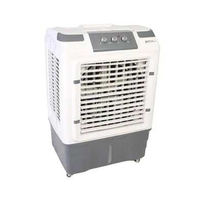 NEW AC WITH ALL SETTINGS AND PIPE ON WHEELS EASY TO MOVE NEW