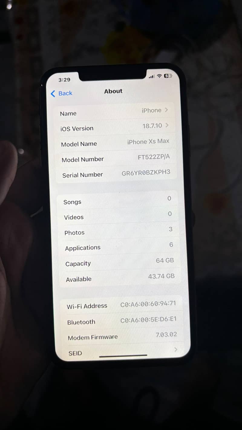 Apple iPhone XS Max 5