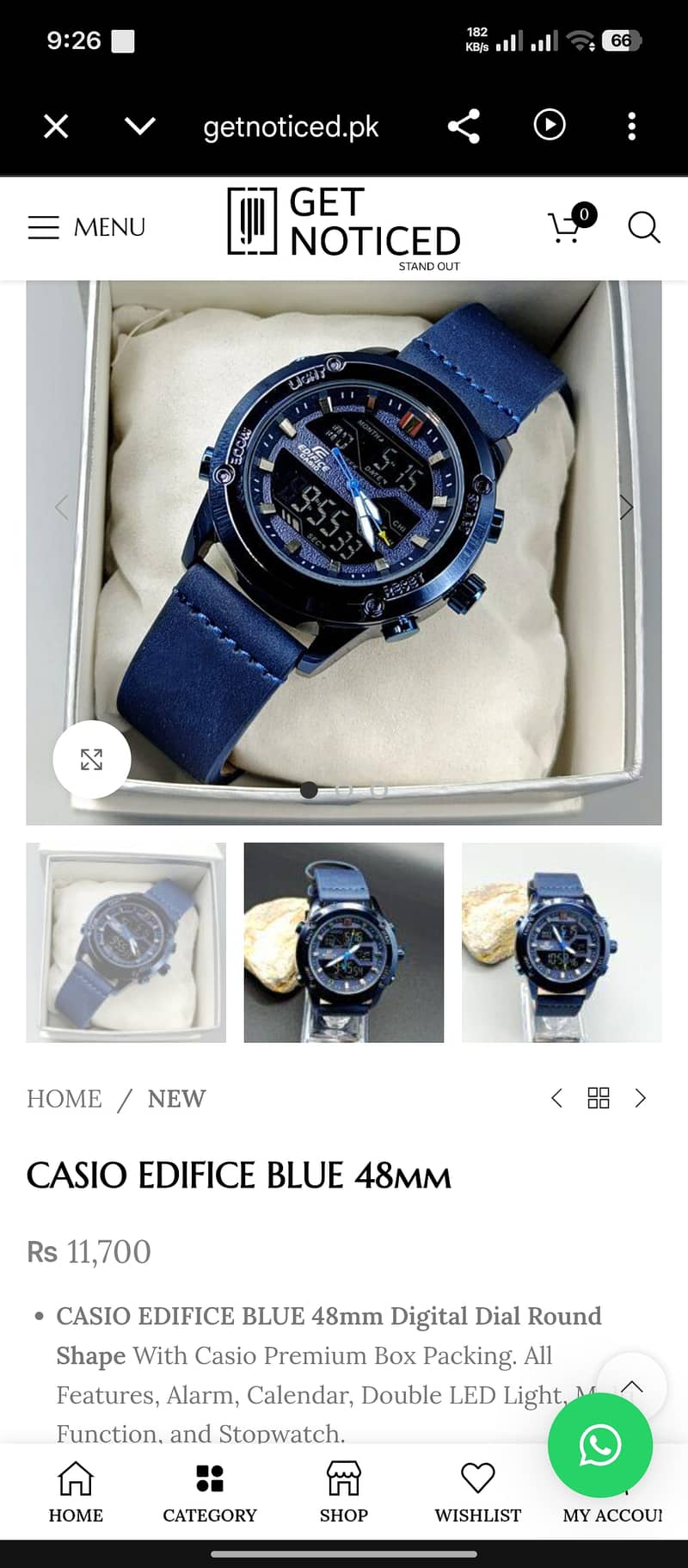 Casio watch 0