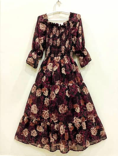 Western Long Floral Maxi