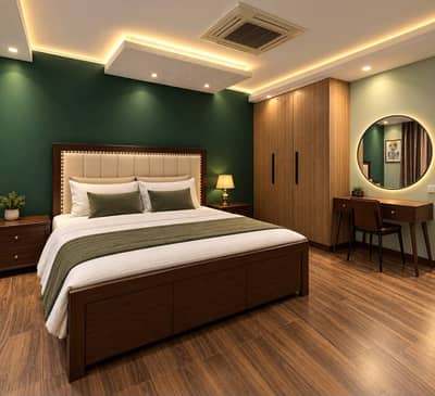 1 Bedroom Furnished Apartment for Rent in Bahria Town Lahore | Per Day & Night Stay