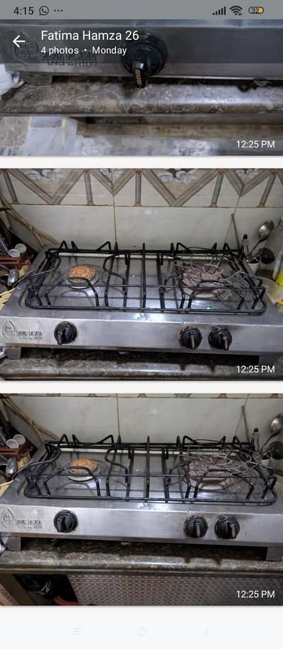 double stove 100/90 condition