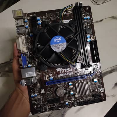 i7 4th Combo | i7-4770 with MSI H81 Mobo & Stock Cooler Good Condition