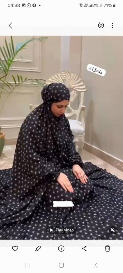 Namaz Chaddar-Ready to wear