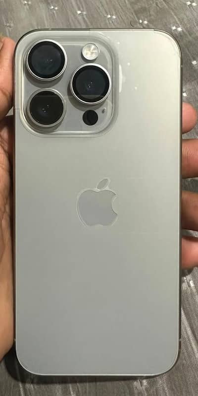 iPhone 15 Pro pta approved natural titenum battery health 91%