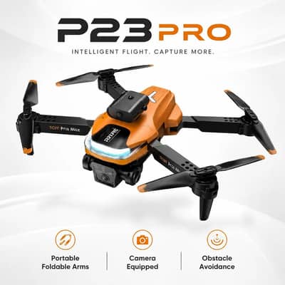 P23 Pro Foldable Camera Drone with Obstacle Avoidance, LED Lights
