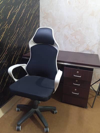 office table and chair