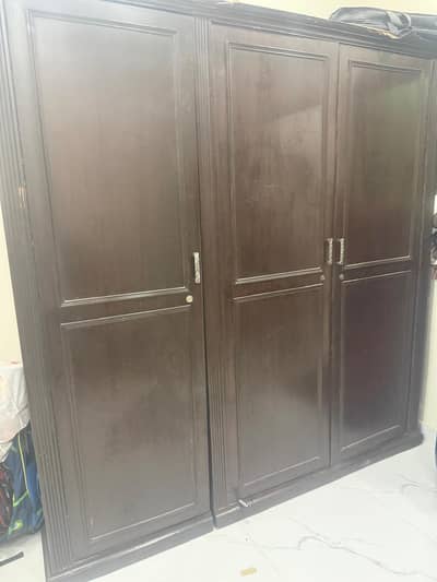 3 Door wooden Wardrobe