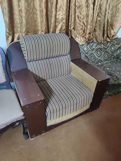 6 Seats Sofa set Premium Quality Wood Frame