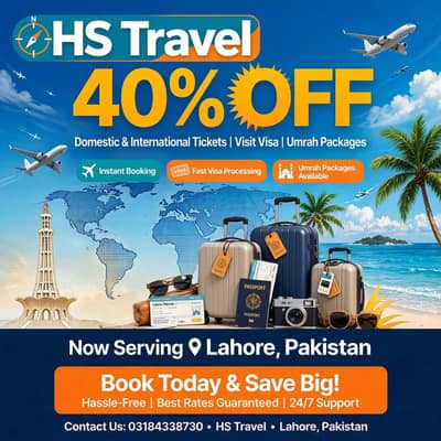 all airline 40% off