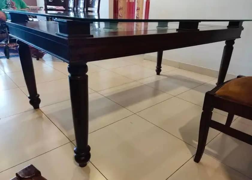 Dining table with Eight chairs 2