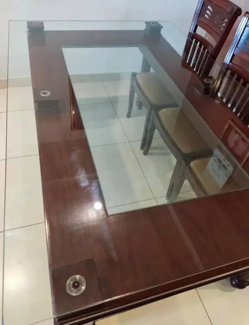 Dining table with Eight chairs 4