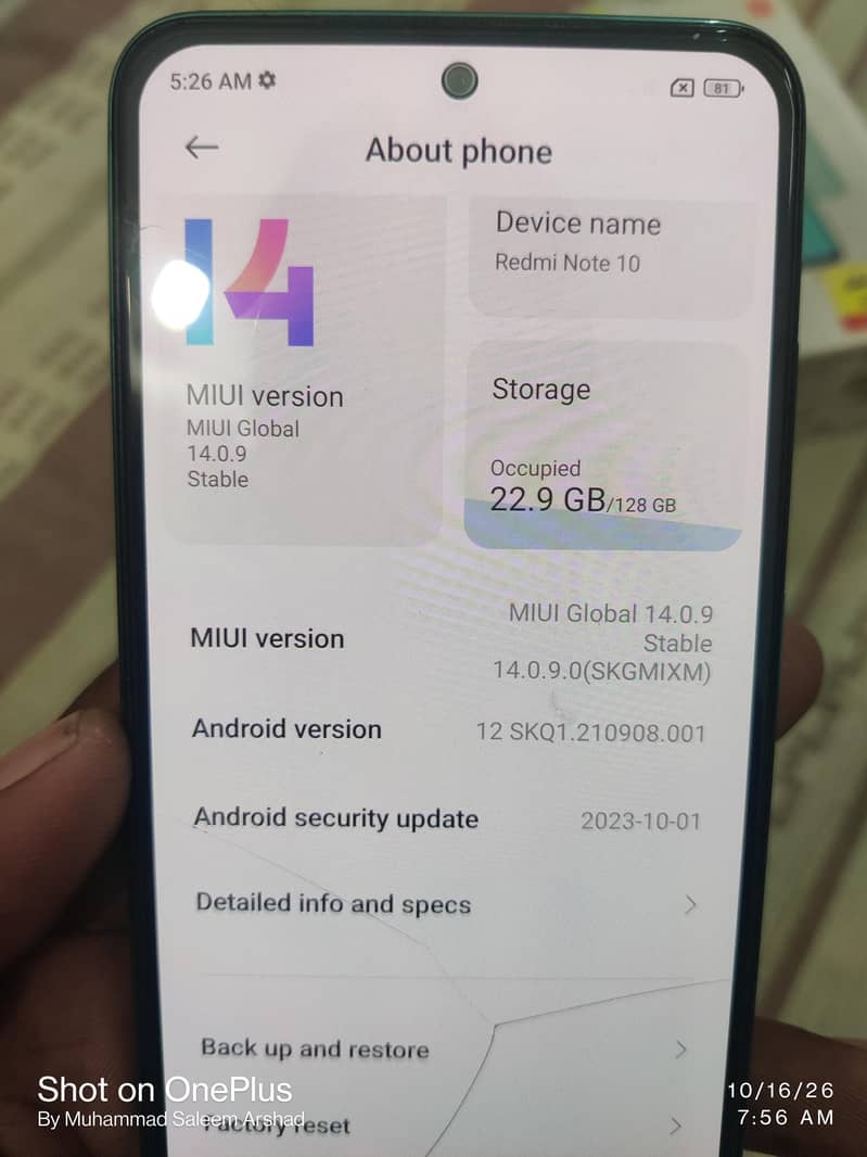 Xiaomi Redmi Note 10 1