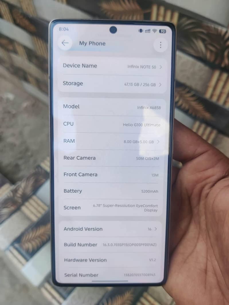 Infinix Note 50 8