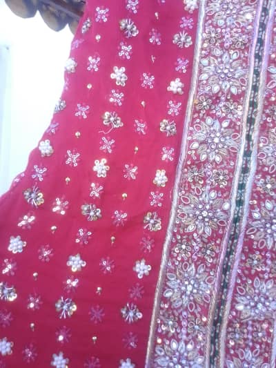 bridal dress red colour