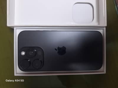 Apple iPhone 16 Pro 1 TB 89% battery health Black Colour