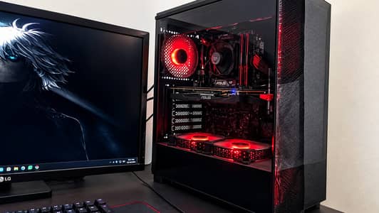 1.  	• Core i7 Gaming PC Tower - 8GB Graphics Card / 16GB RAM - 4 Mont