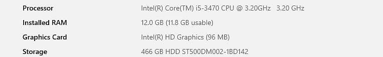 Intel i5 - 3470 1