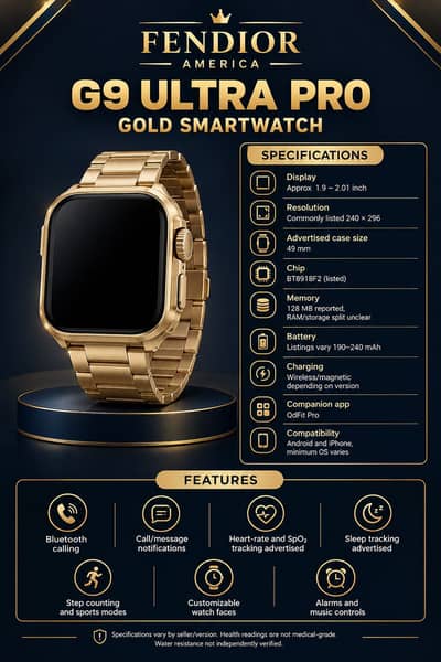 G9 Ultra Pro By Fendior America