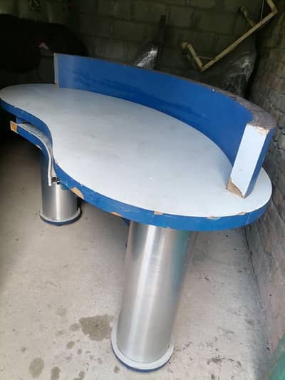 curved Reception and news counter /Desk for sale_office use