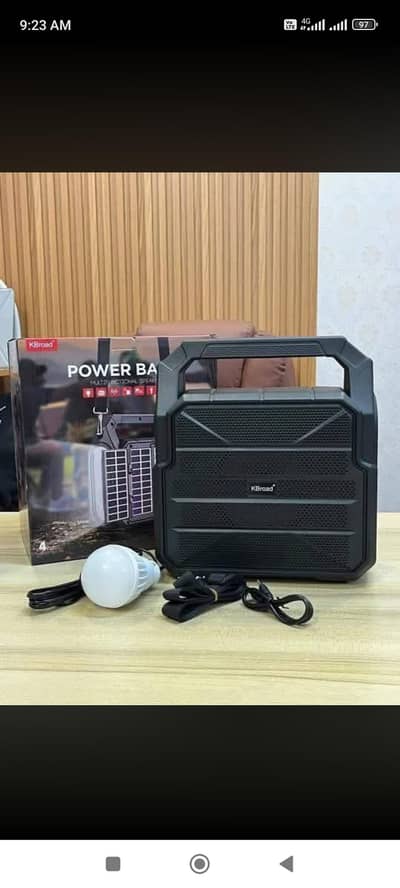 Solar Speaker Power bank speaker
