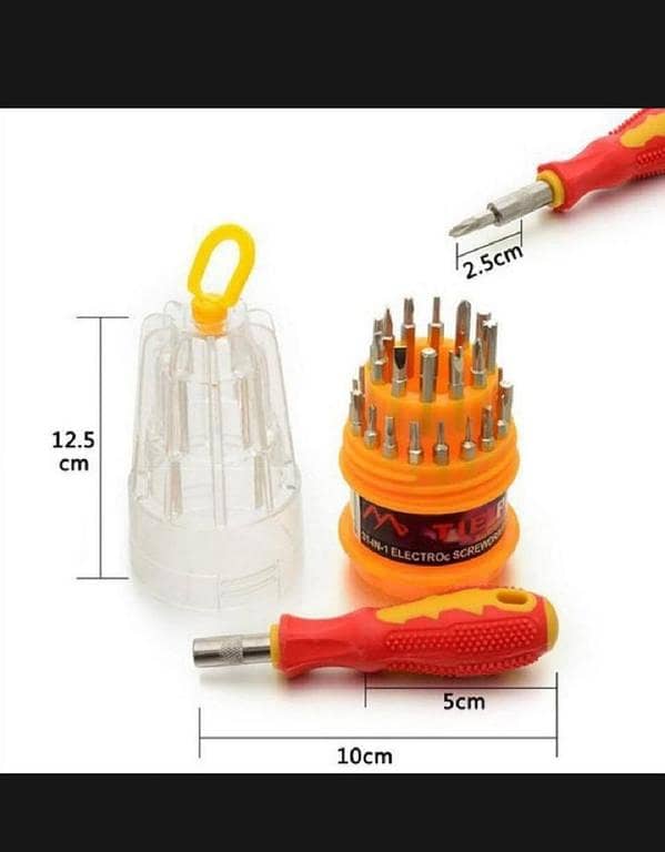 T  Universal Magnetic Screw Driver Kit 31 In 1