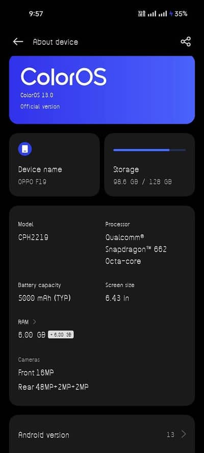OPPO F19