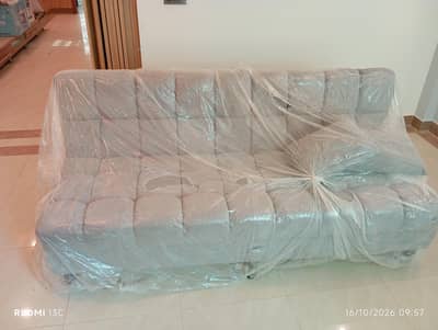sofa cum bed 3 seater absolutely new