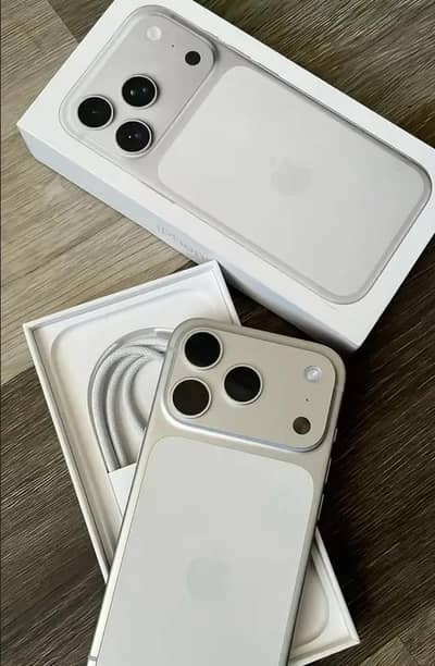 apple I phone 17 pro max PTA approved O3O9-31O-56-O2 my WhatsApp