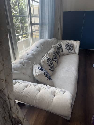 Sofa set solid wood 9 seater