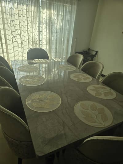 marble top dining table 12 chairs