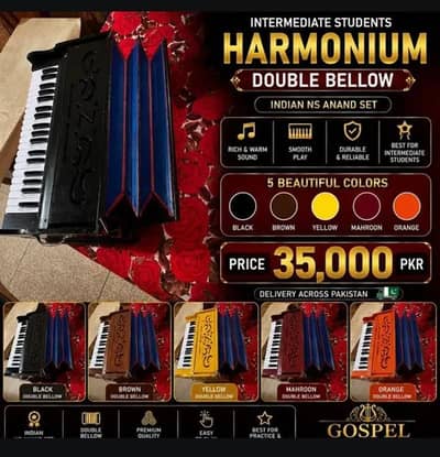 Crystal Brand New Indian Harmonium