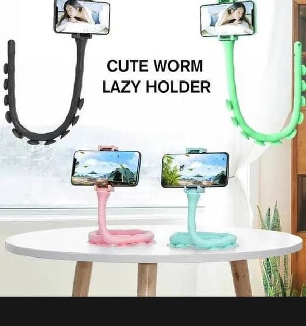 T   Lazy Mobile Holder Stand With Adjustable Snake