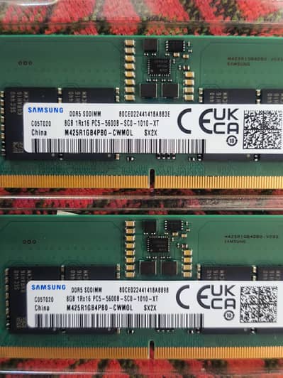 Samsung 16GB (2x8) DDR5 5600MTS Laptop Ram