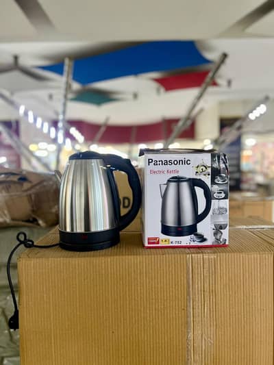 Stainless Steel Electric Water Kettle - 1.8 Liter (1500W)